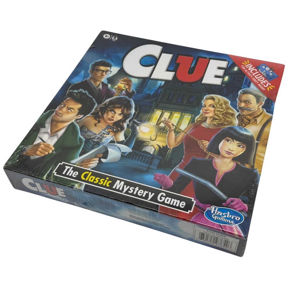 Clue The Classic Mystery Game Board Game Hasbro Gaming New Sealed Fun